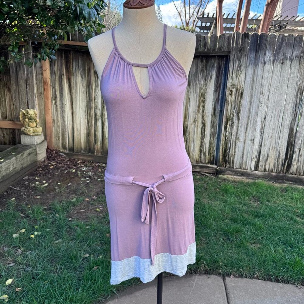 Creative Concepts Strappy Tank Lilac Purple & Grey Dress Women's Size XS